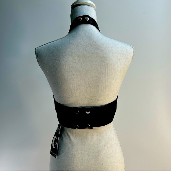 Killstar Speed Demon pentagram halter bralette - Picture 2 of 4